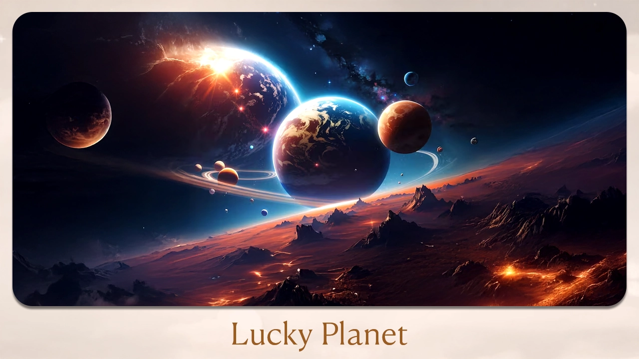 Lucky planet